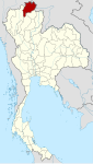 Thailand Chiang Rai locator map